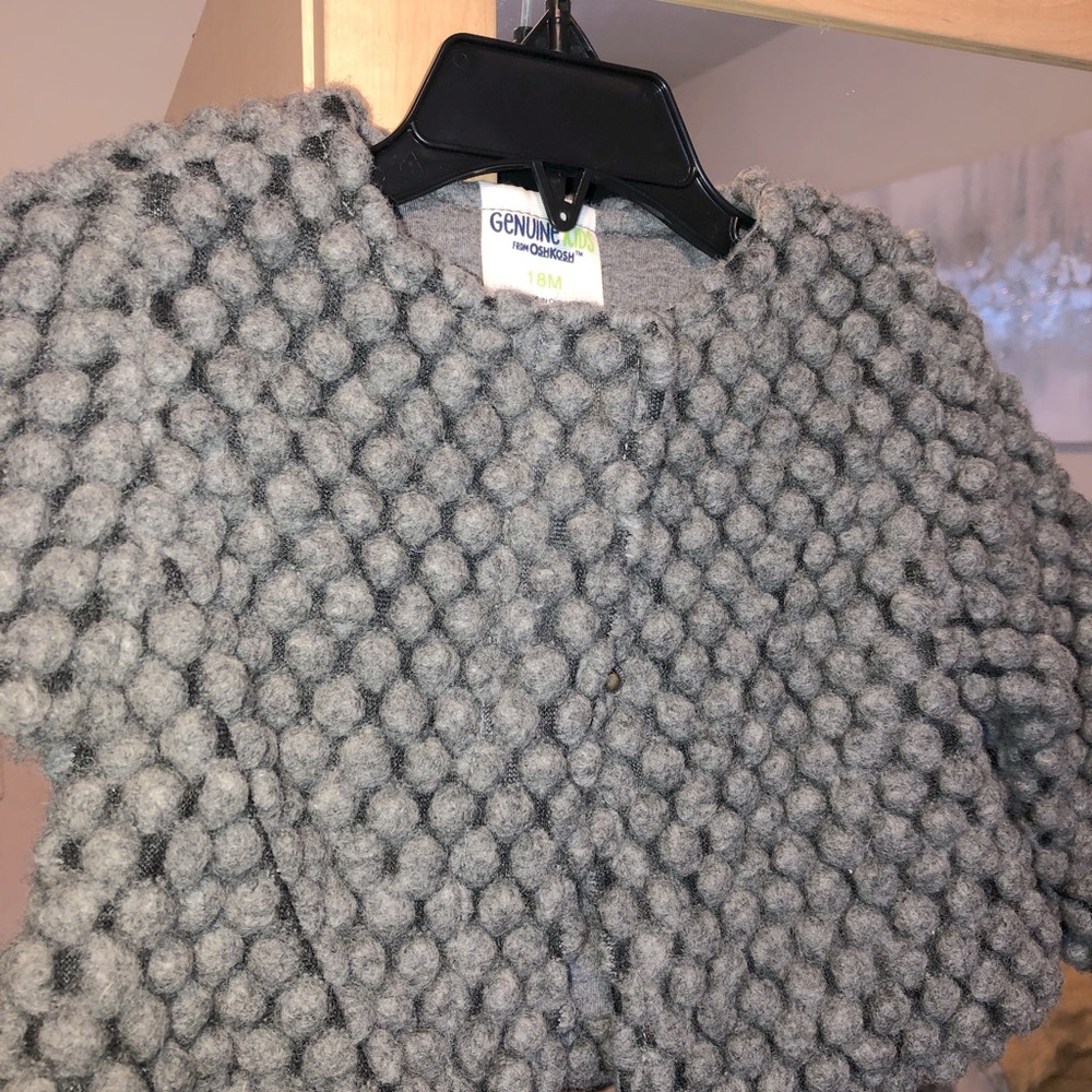 Oshkosh Pebbled Toddler Cardigan